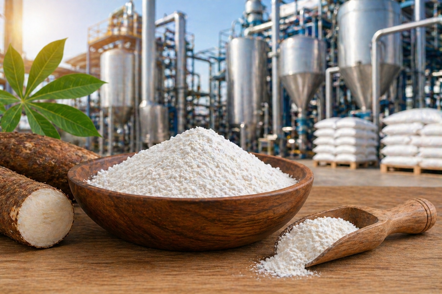 Native Tapioca Starch — white fine powder